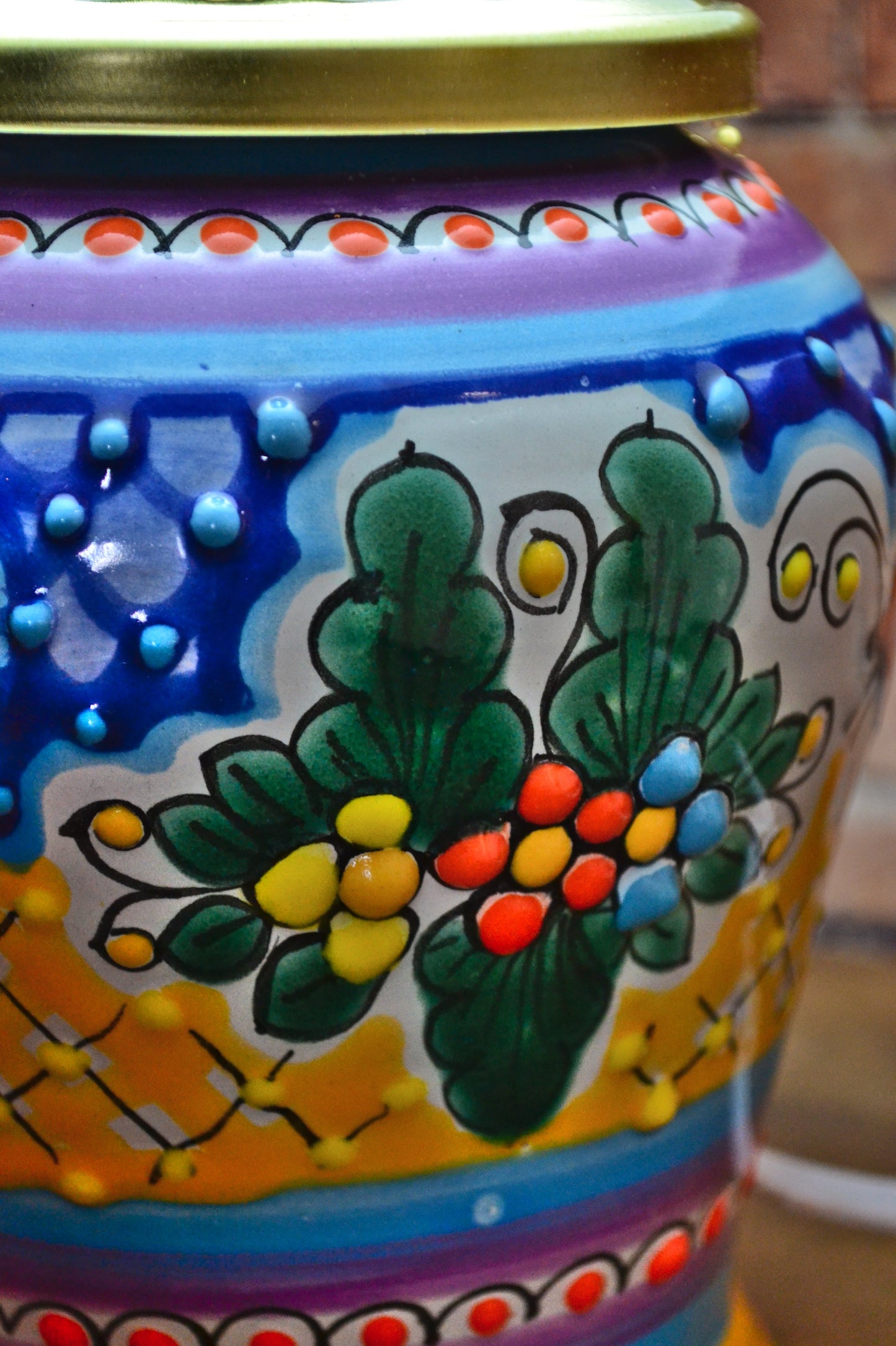 Lámpara de Talavera Poblana CM401