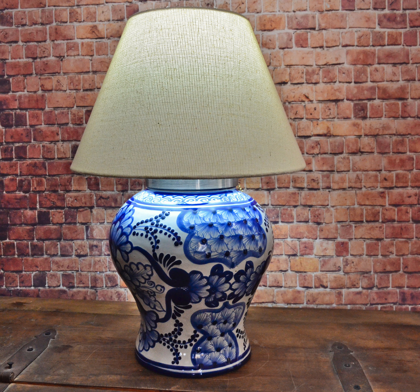 Lámpara de Talavera Poblana CM407
