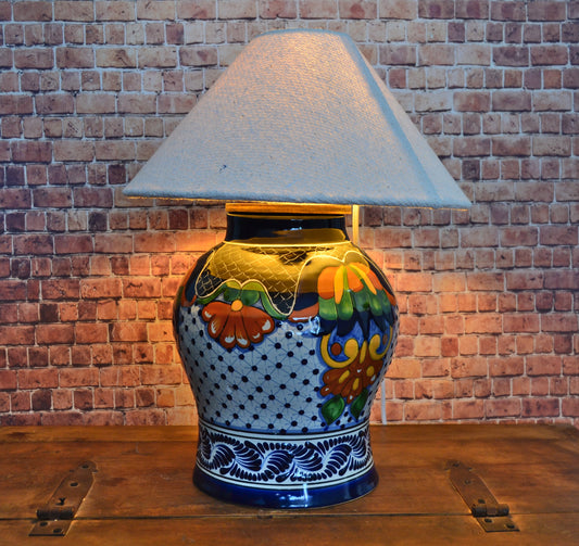 Lámpara de Talavera Poblana CM415
