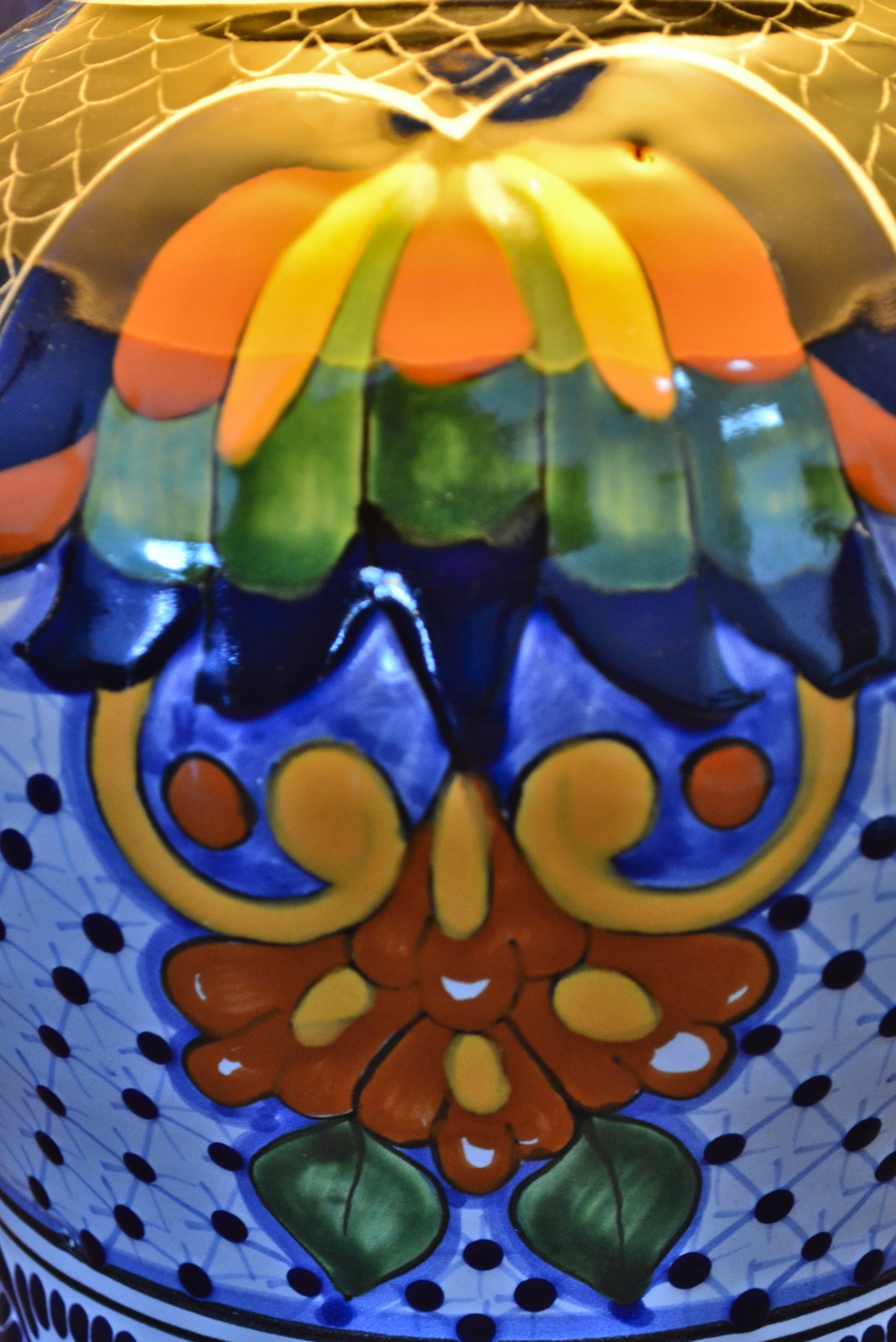 Lámpara de Talavera Poblana CM415