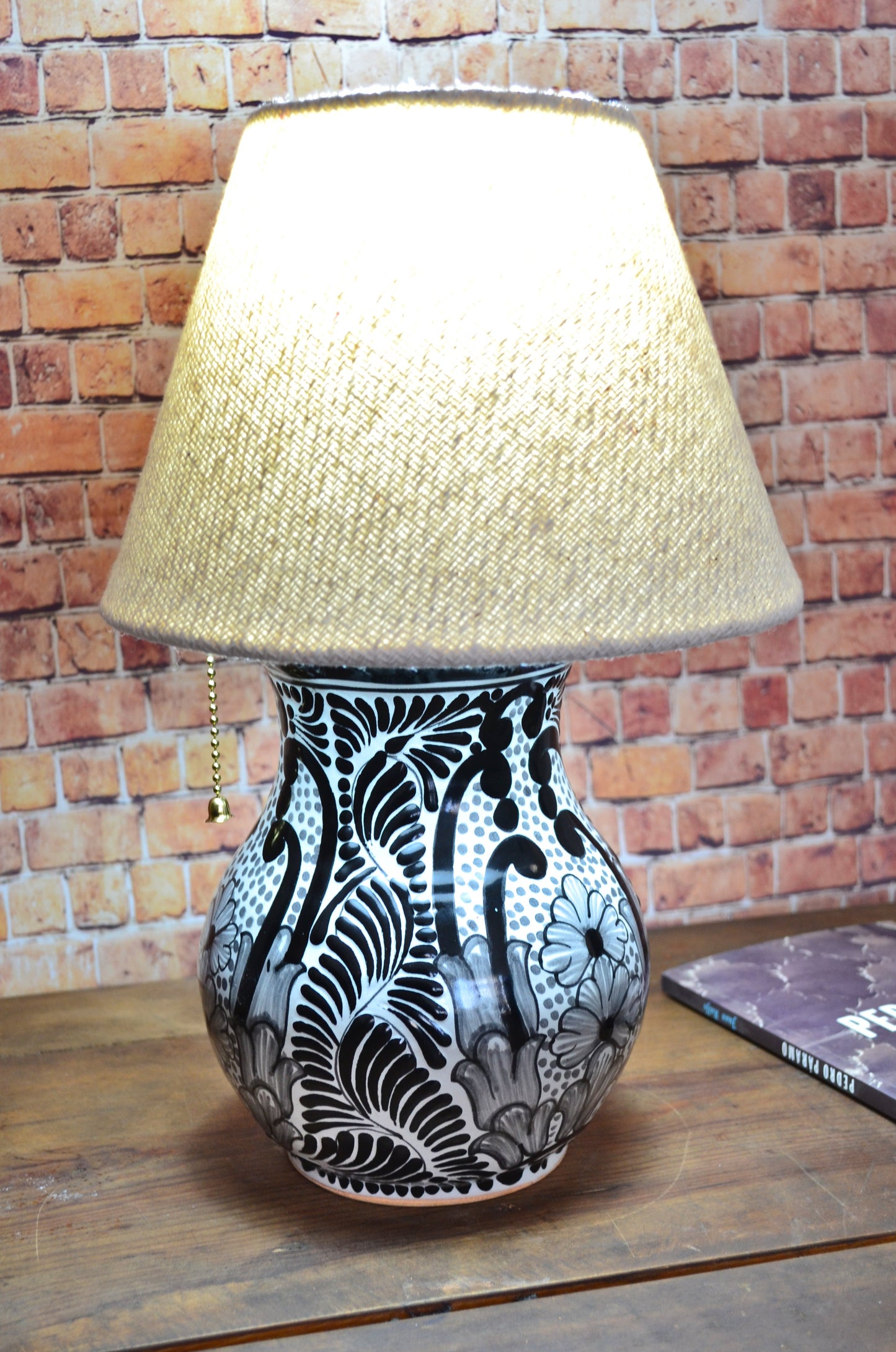 Lámpara de Talavera Poblana CM414