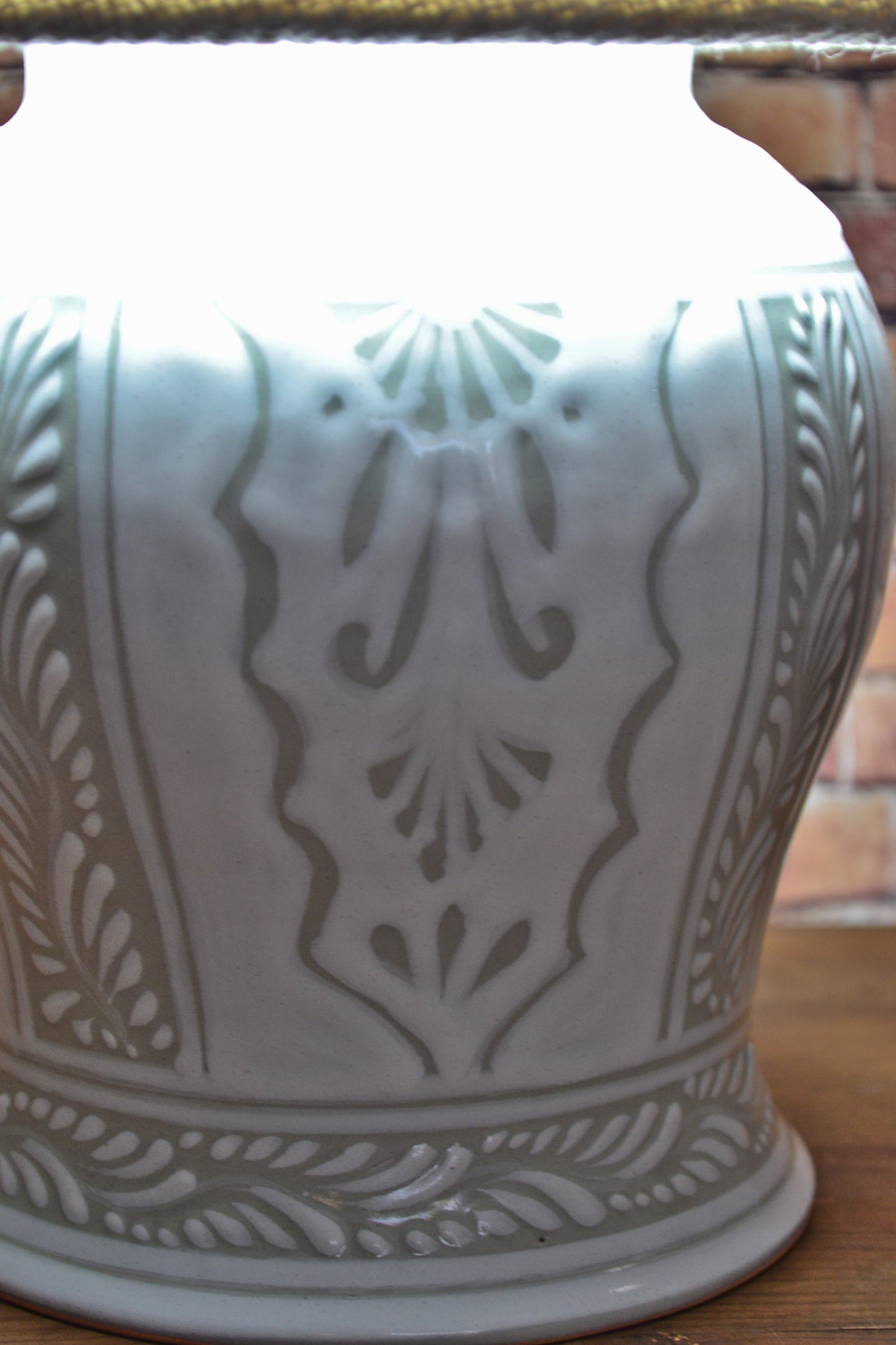 Lámpara de Talavera Poblana CM416