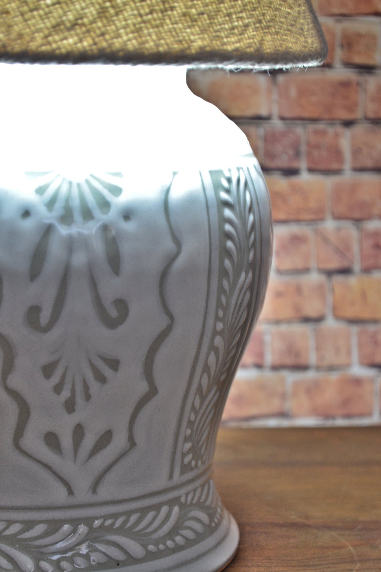 Lámpara de Talavera Poblana CM416