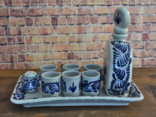 Juego de Tequila de Talavera Poblana CM417