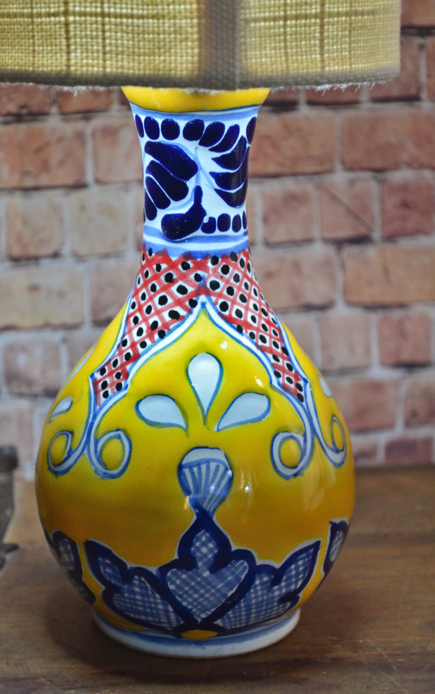 Lámpara de Talavera Poblana CM449