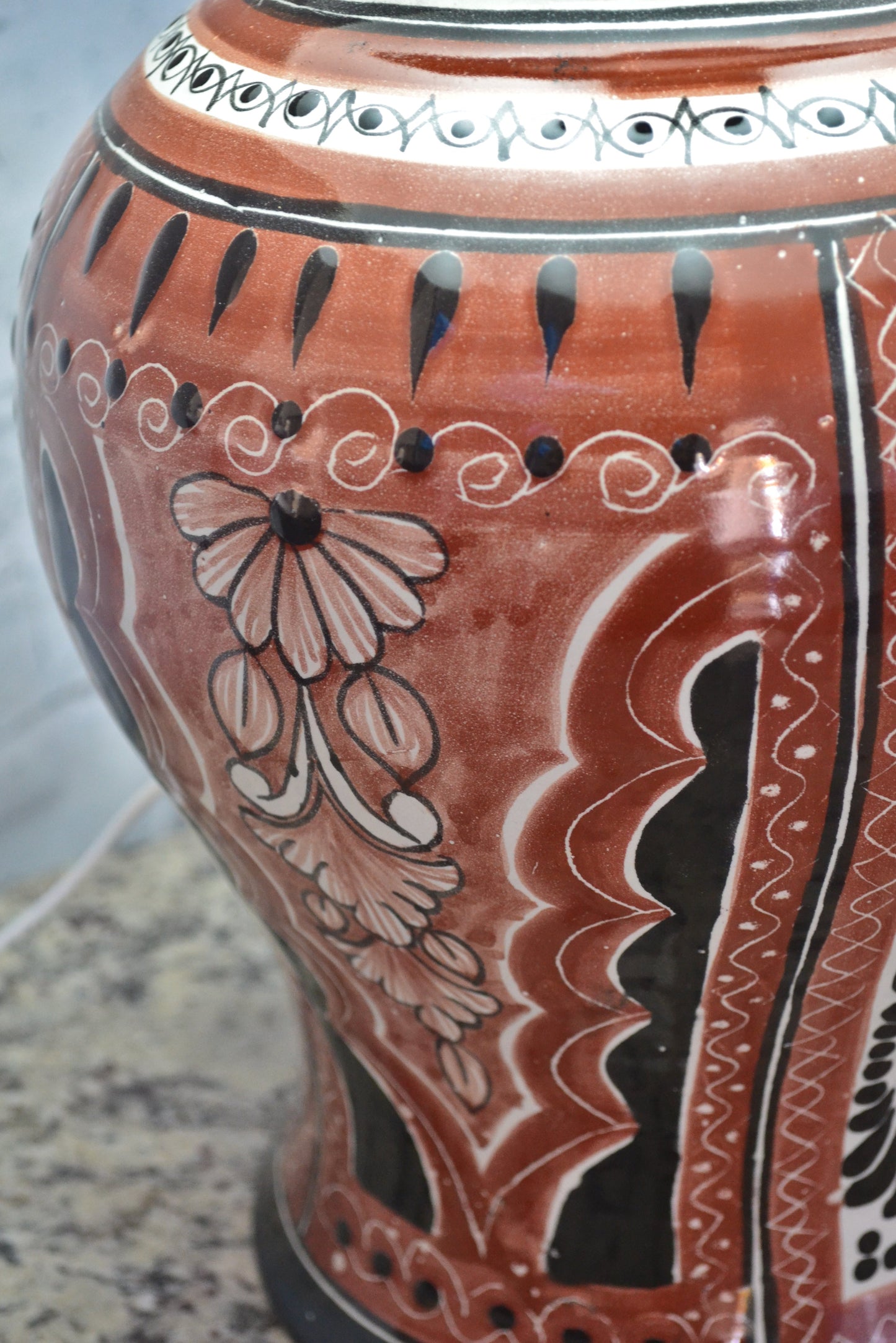 Lámpara de Talavera Poblana CM512
