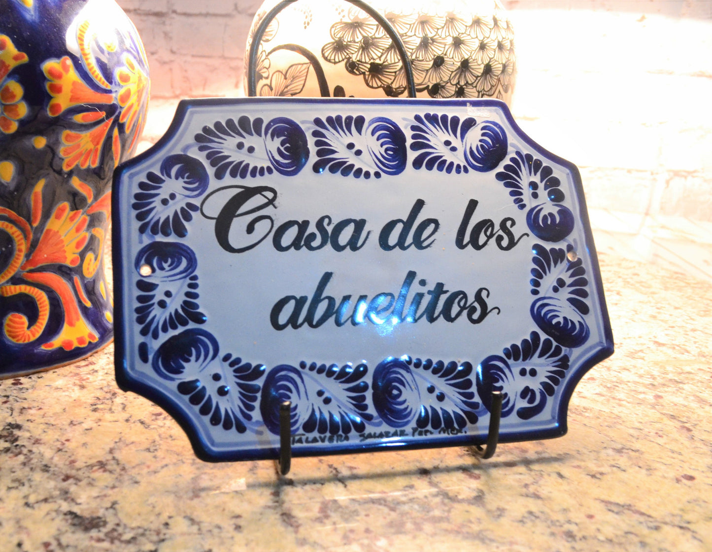 Letrero Personalizable de casa de Talavera Poblana