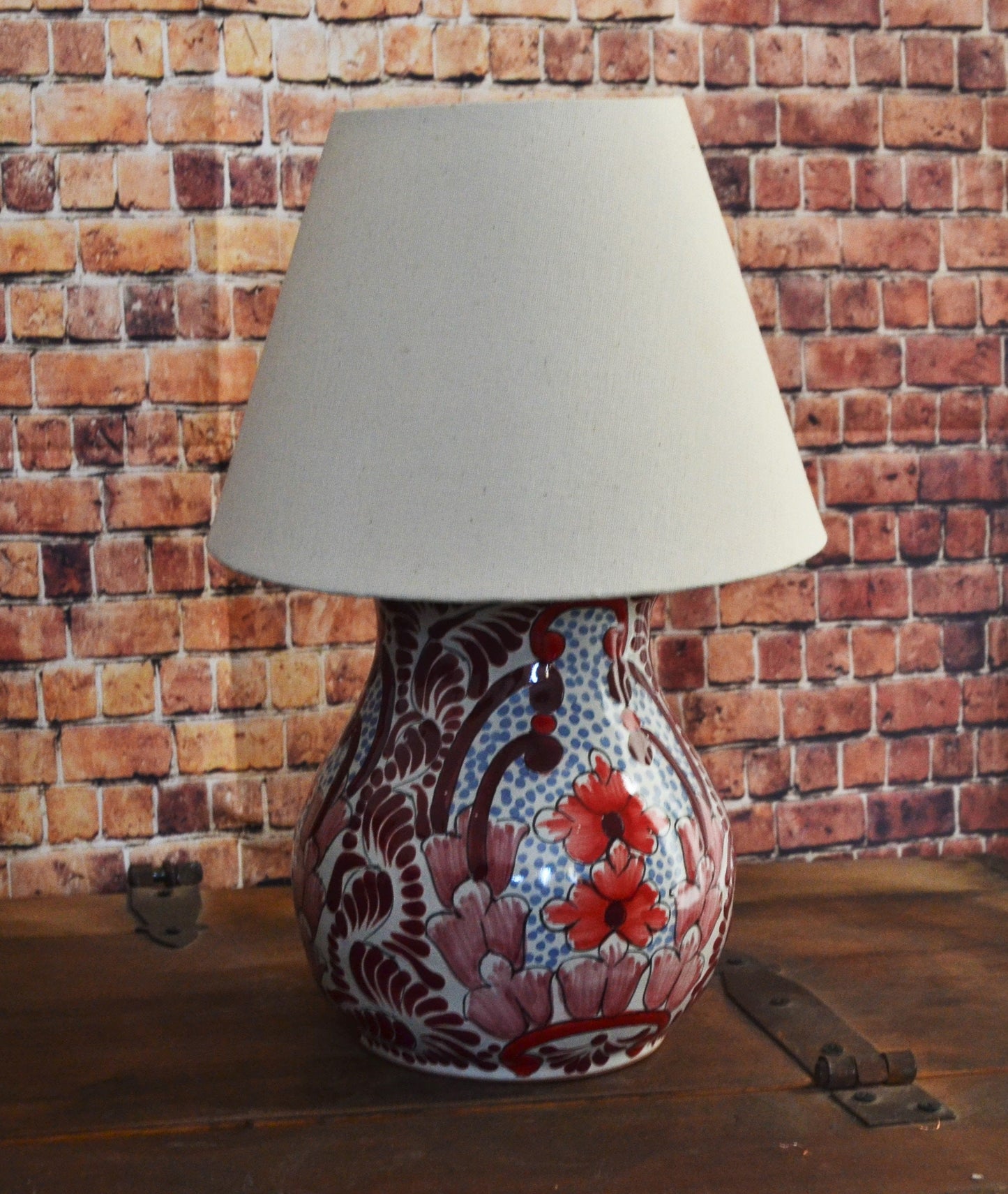 Lámpara de Talavera Poblana CM331