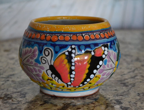 2 Tazas chocolateras de Talavera Poblana CM553