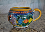 2 Tazas chocolateras de Talavera Poblana CM553