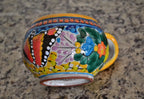 2 Tazas chocolateras de Talavera Poblana CM553