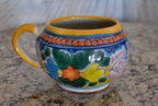 2 Tazas chocolateras de Talavera Poblana CM553