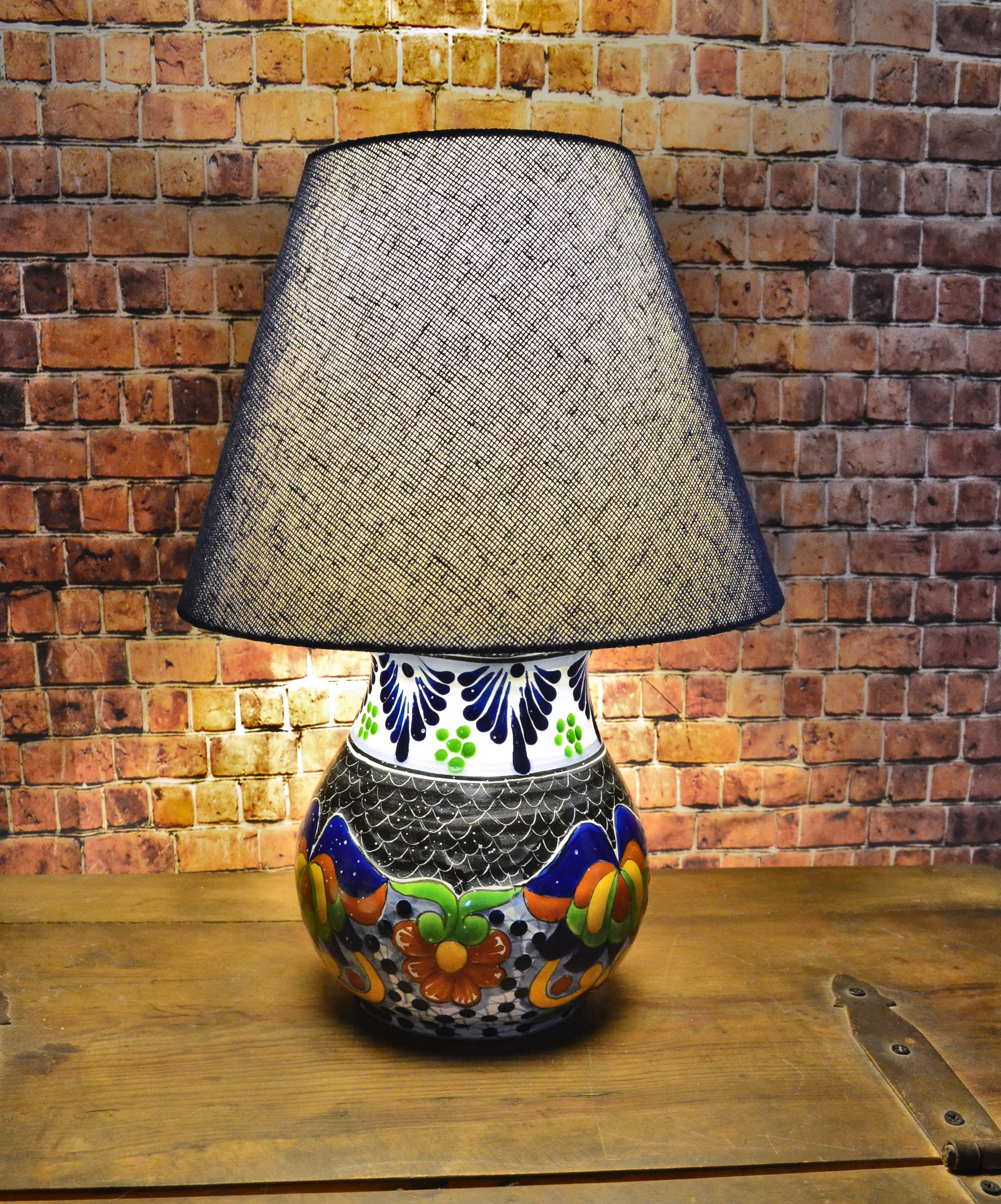 Lámpara de Talavera Poblana CM386