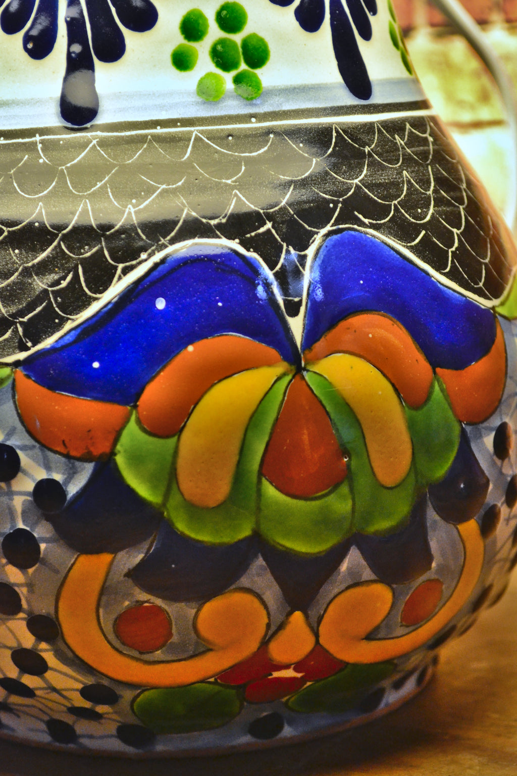 Lámpara de Talavera Poblana CM386