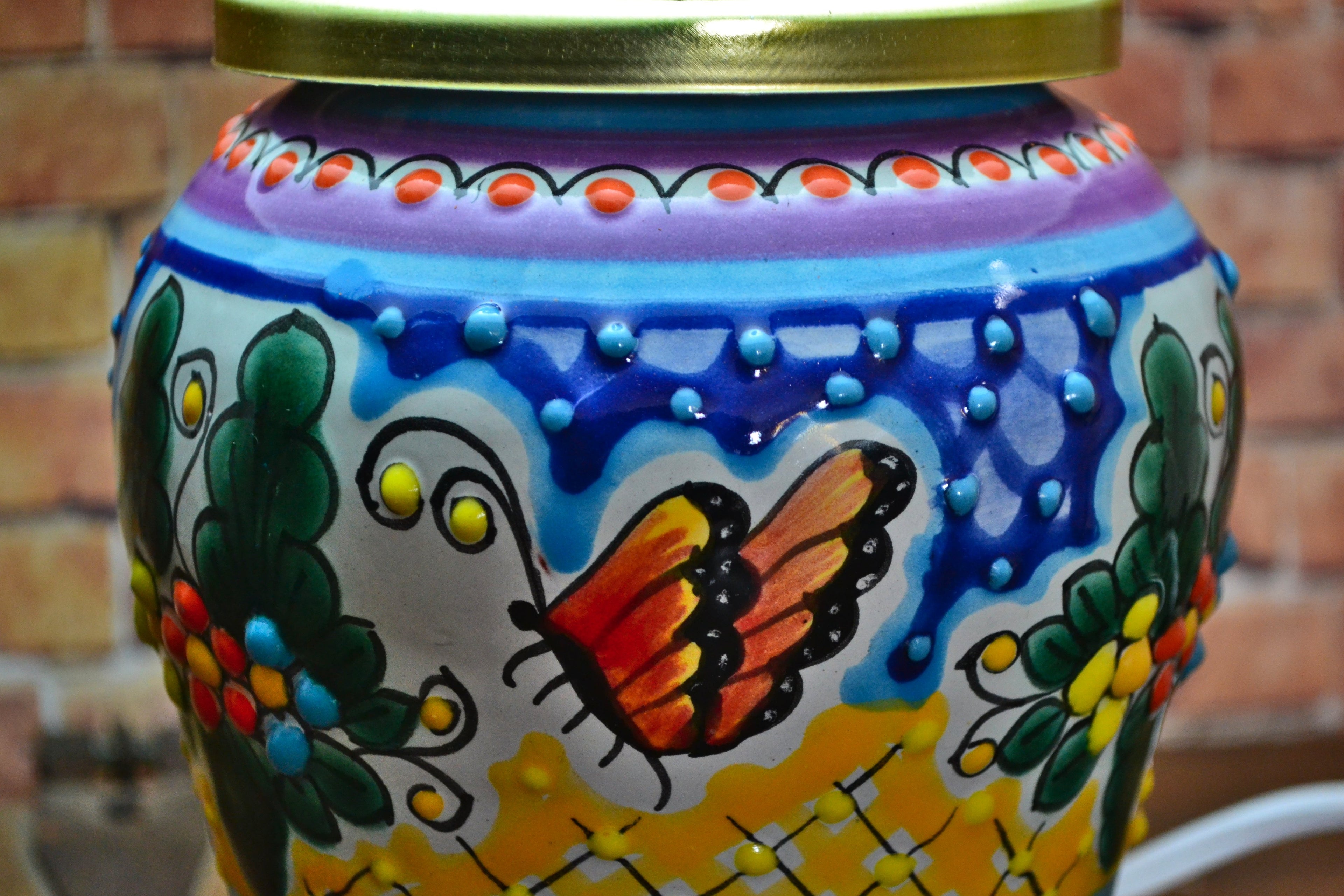 Lámpara de Talavera Poblana CM401