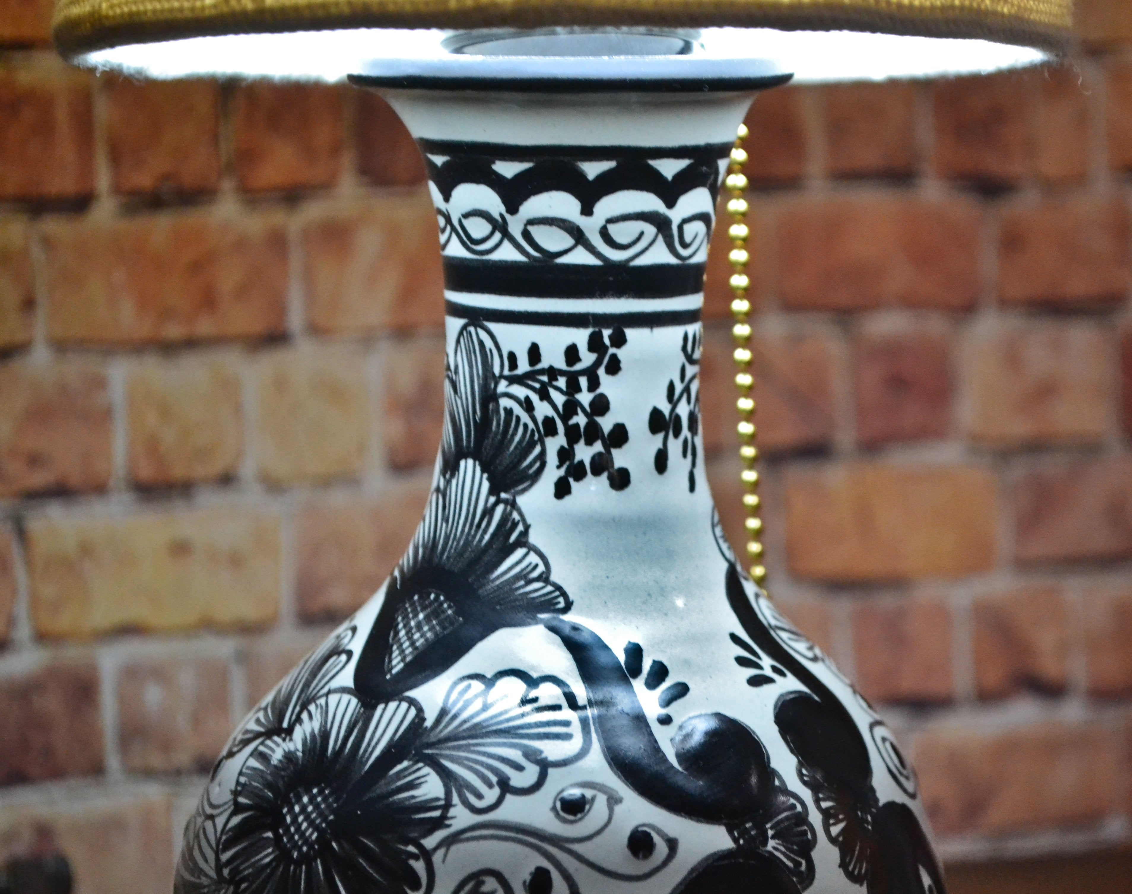 Lámpara de Talavera Poblana CM399