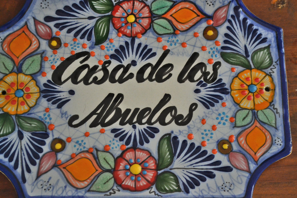 Letrero Personalizable de casa de Talavera Poblana CM406