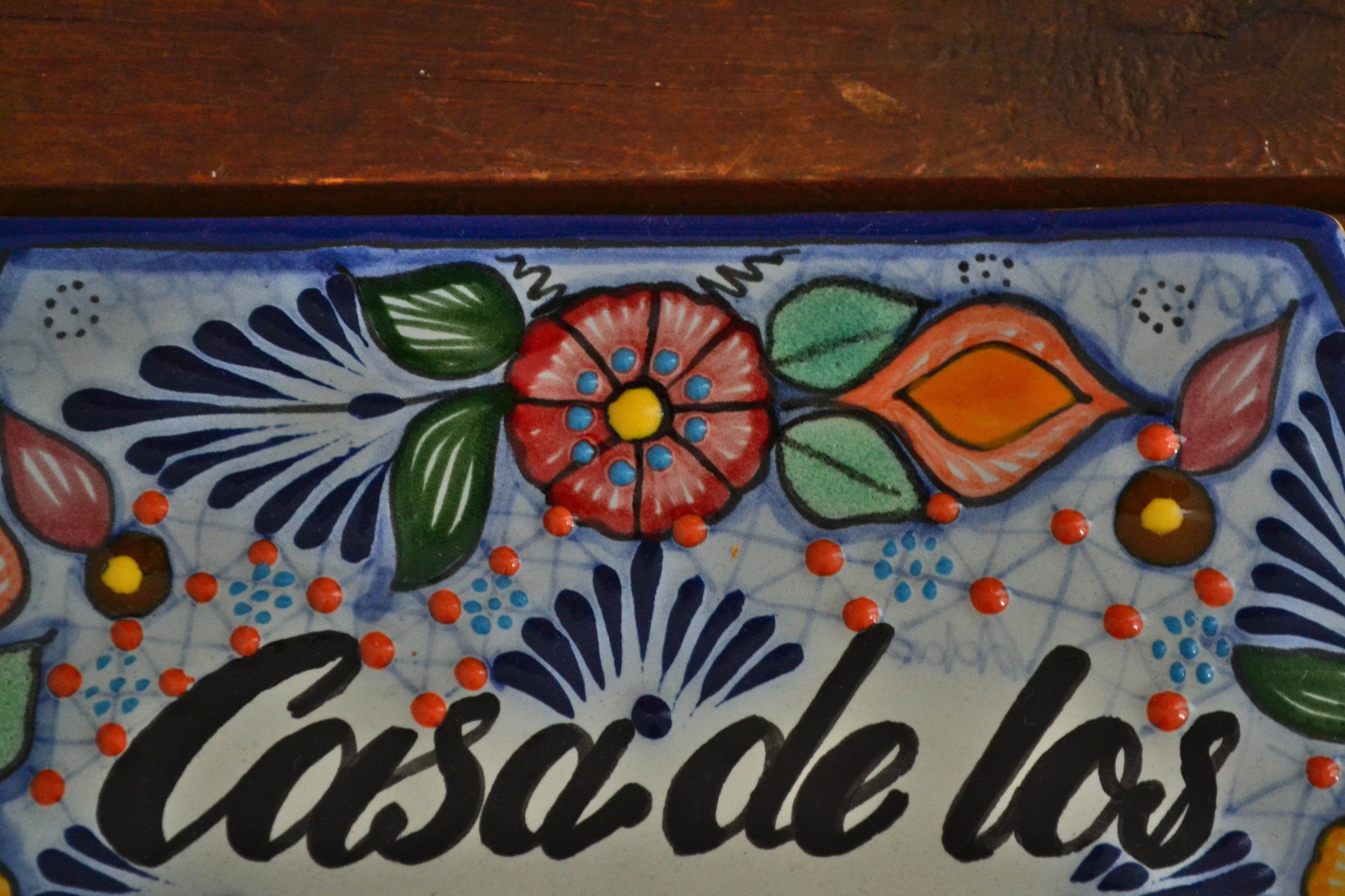 Letrero Personalizable de casa de Talavera Poblana CM406