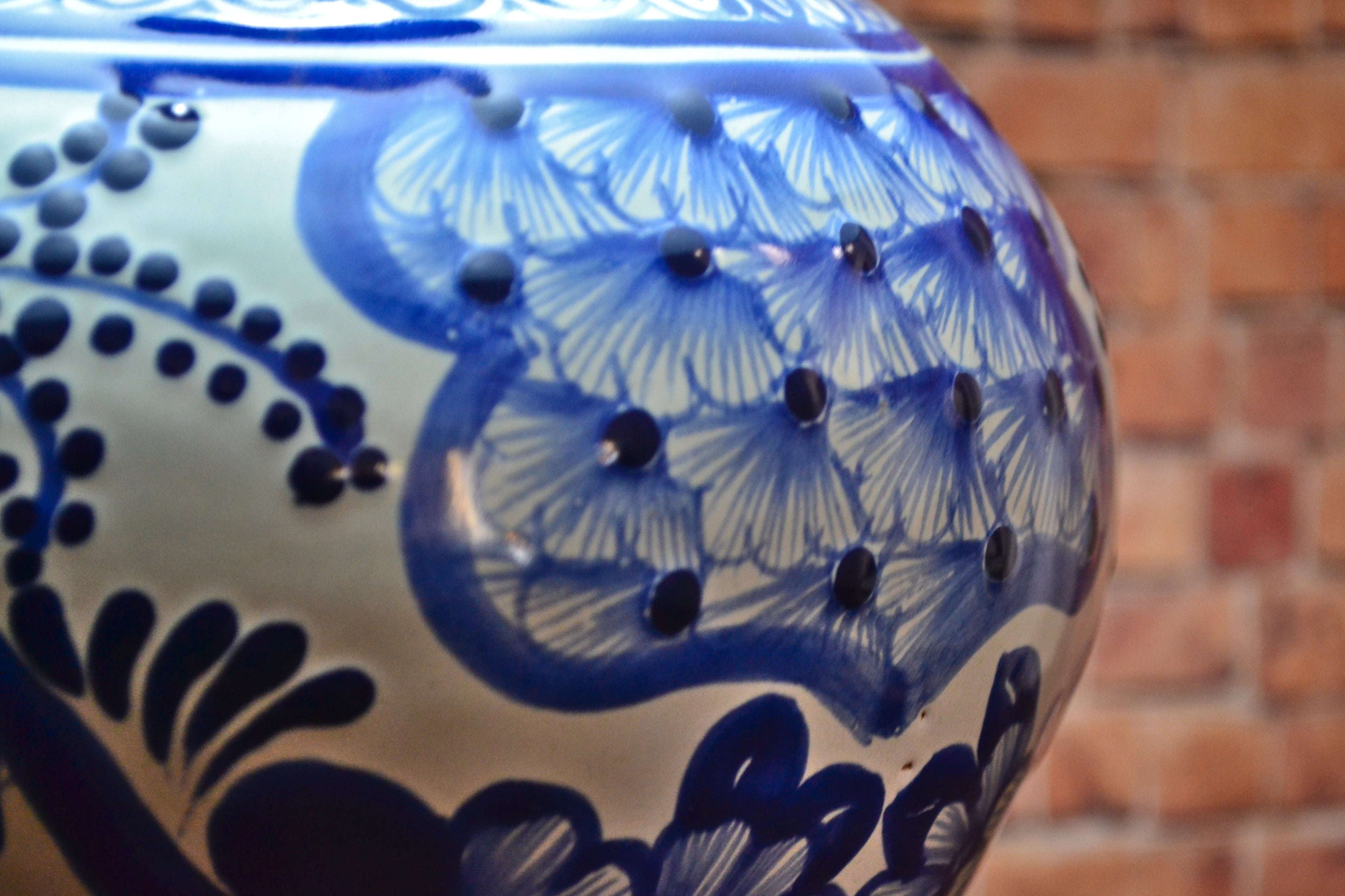 Lámpara de Talavera Poblana CM407