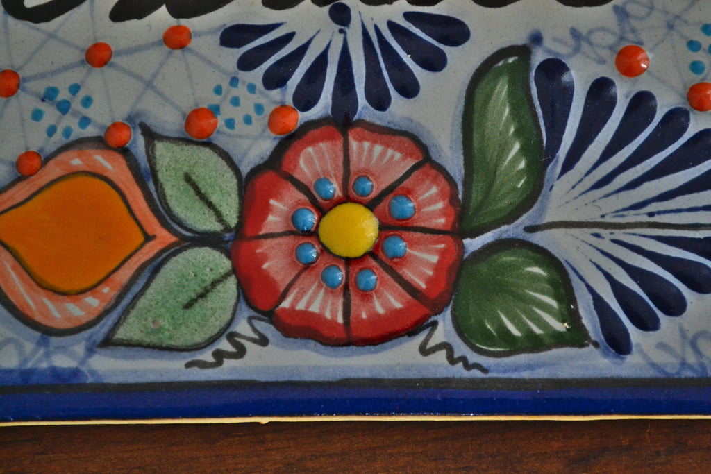 Letrero Personalizable de casa de Talavera Poblana CM406