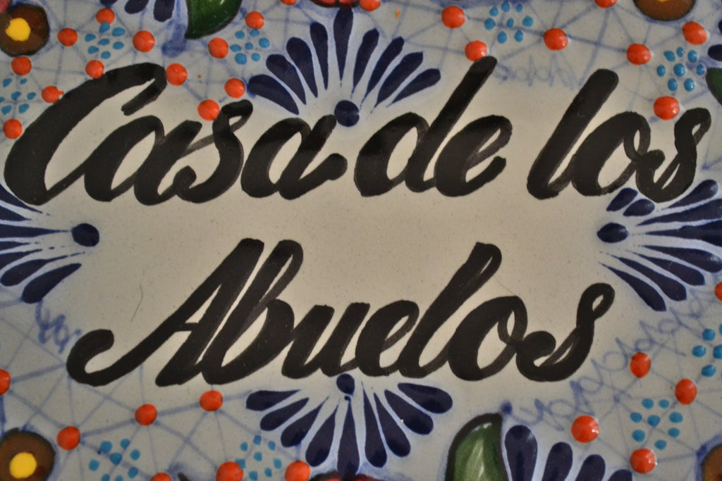 Letrero Personalizable de casa de Talavera Poblana CM406