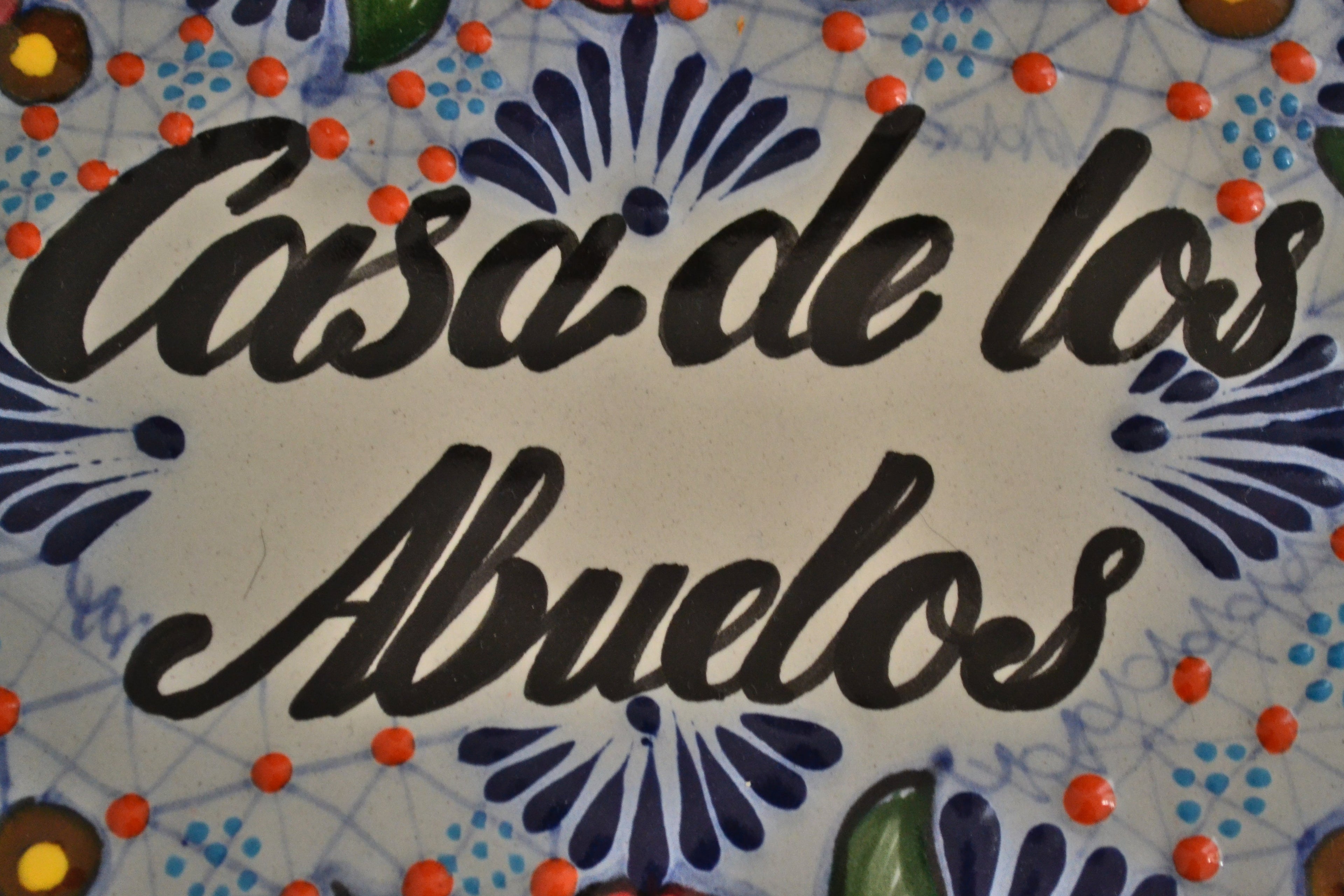 Letrero Personalizable de casa de Talavera Poblana CM406