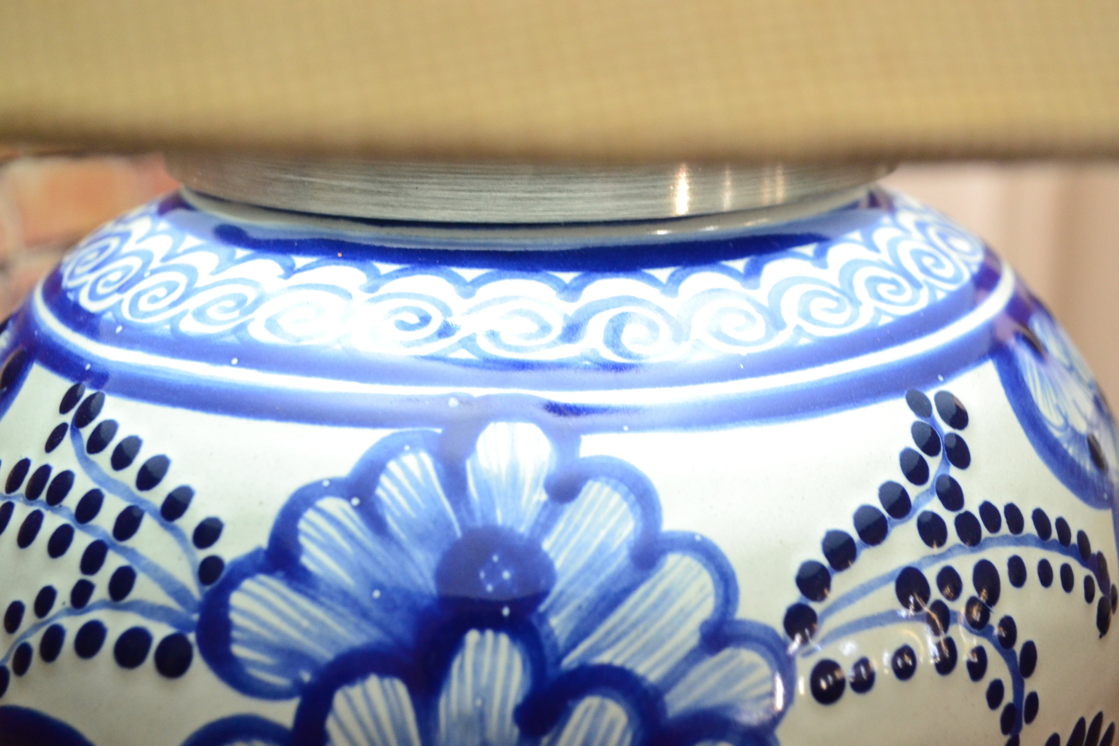 Lámpara de Talavera Poblana CM407