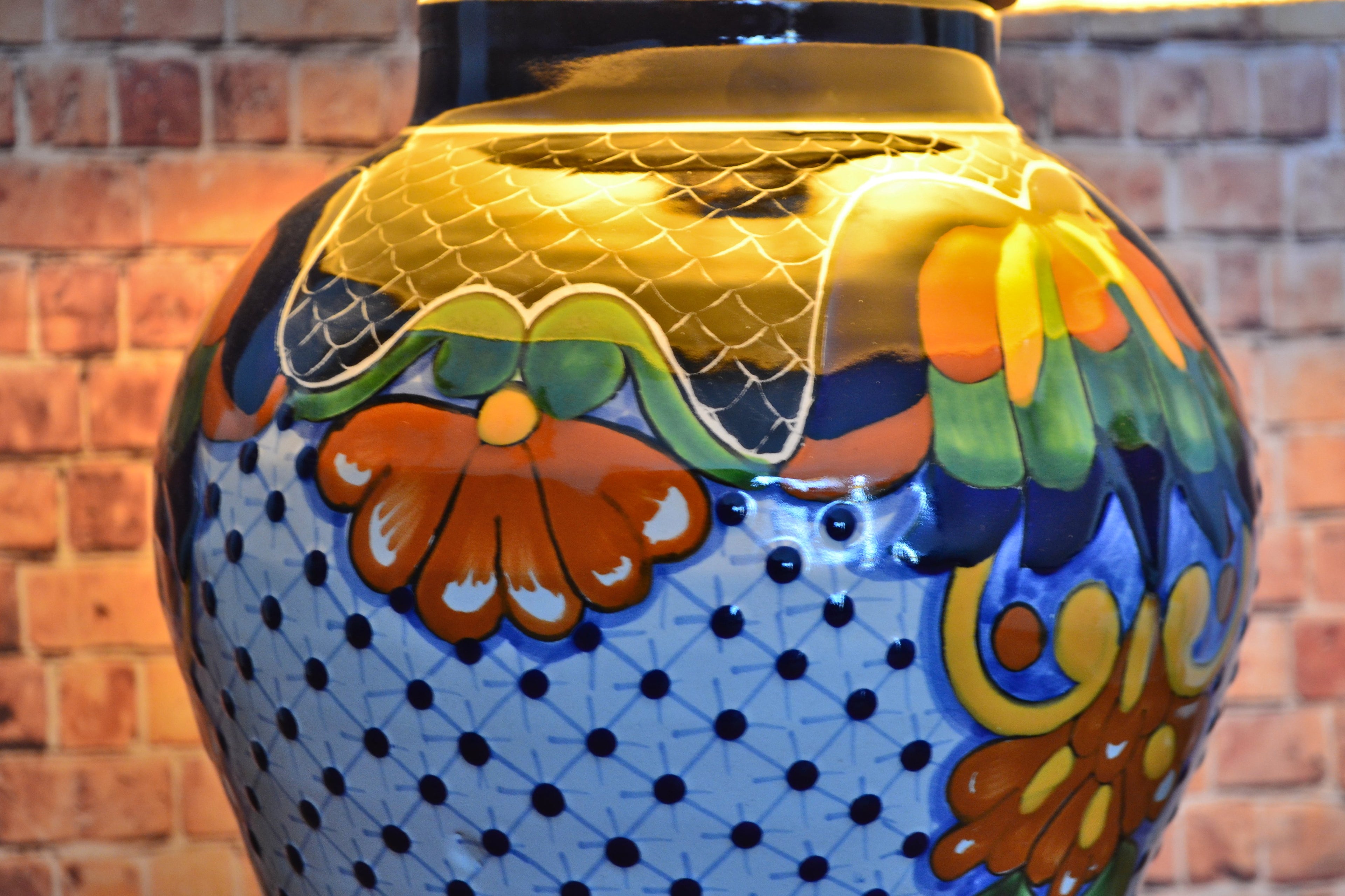 Lámpara de Talavera Poblana CM415