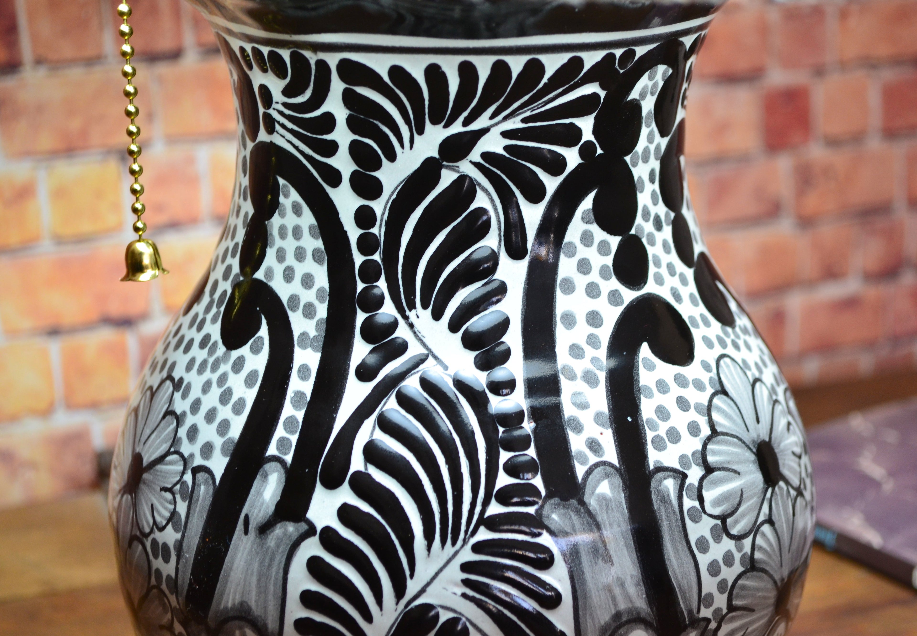 Lámpara de Talavera Poblana CM414