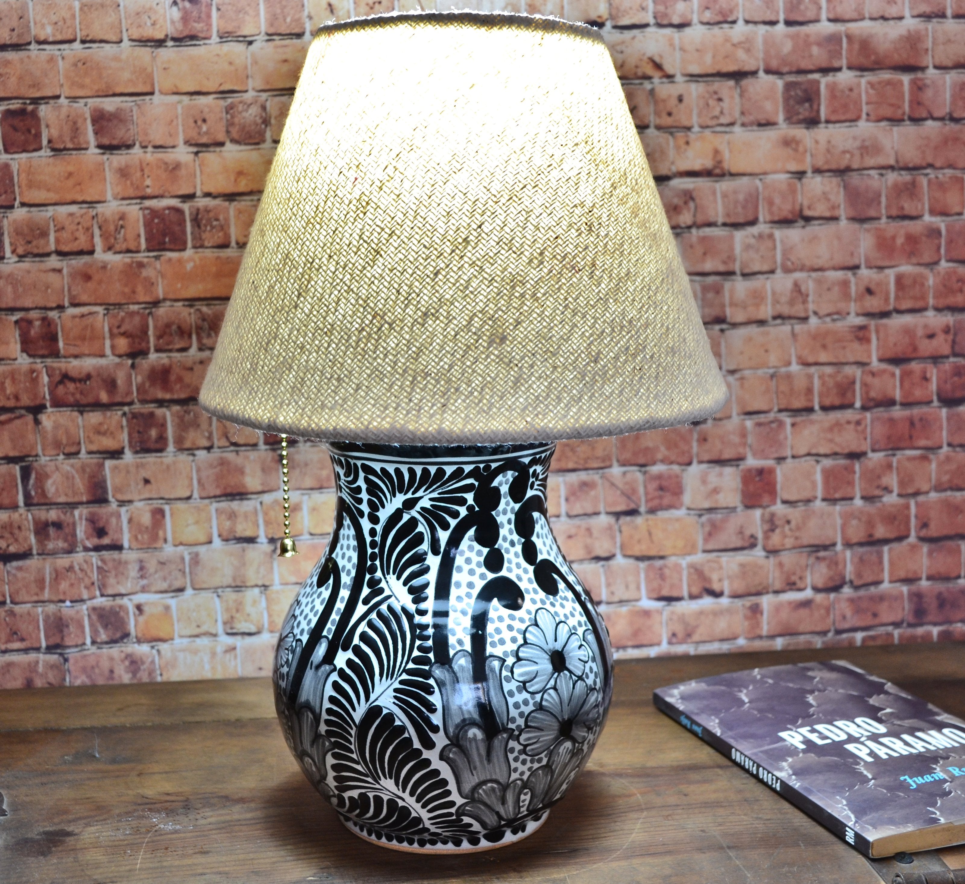 Lámpara de Talavera Poblana CM414