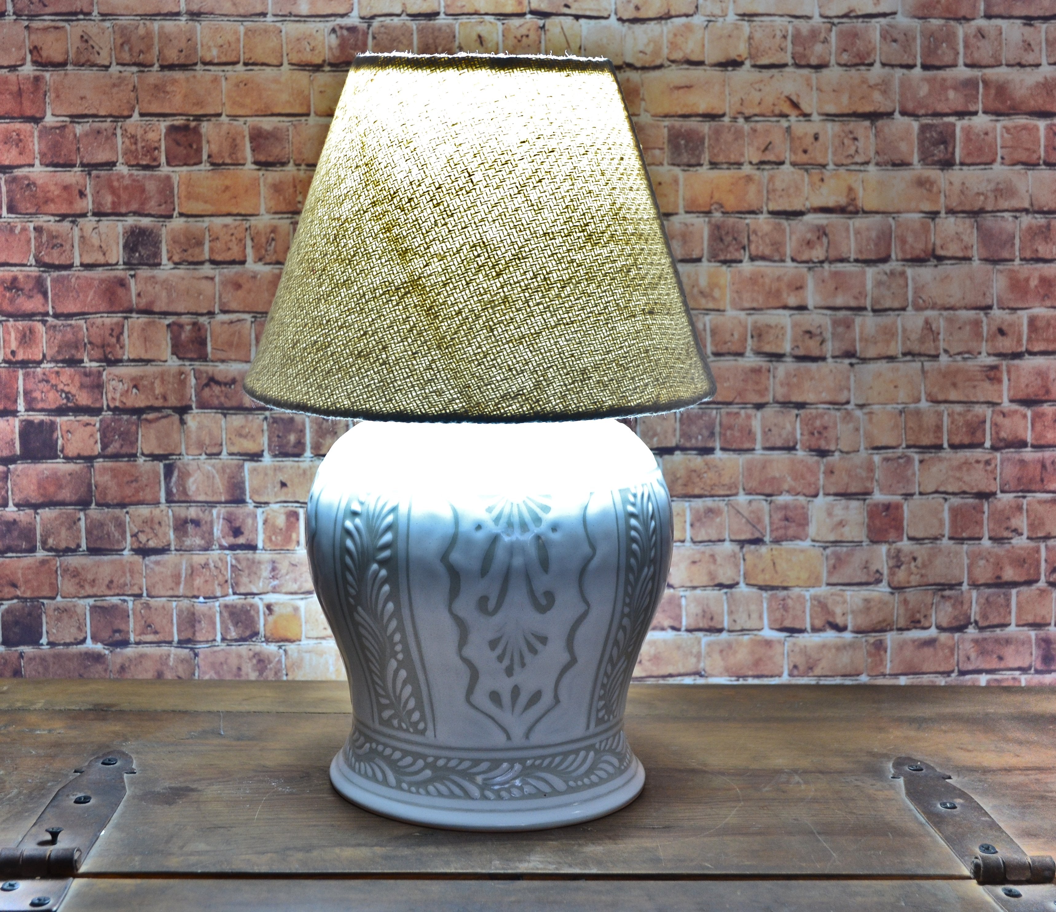 Lámpara de Talavera Poblana CM416