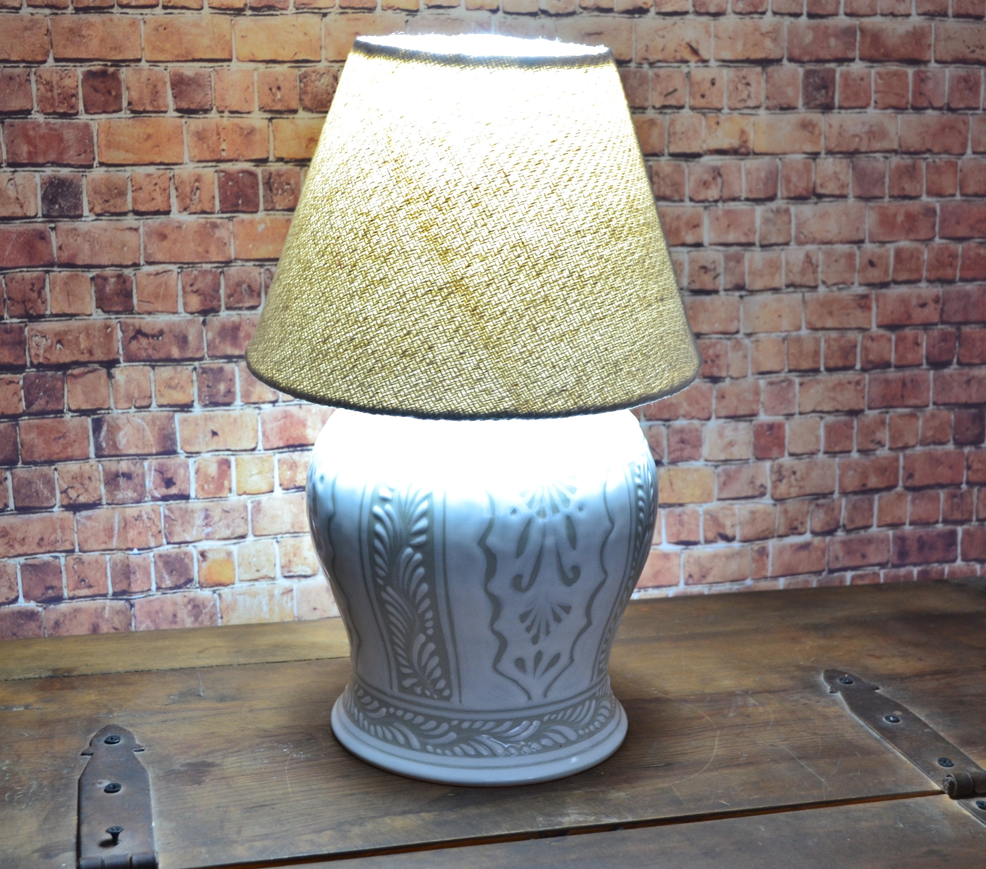 Lámpara de Talavera Poblana CM416