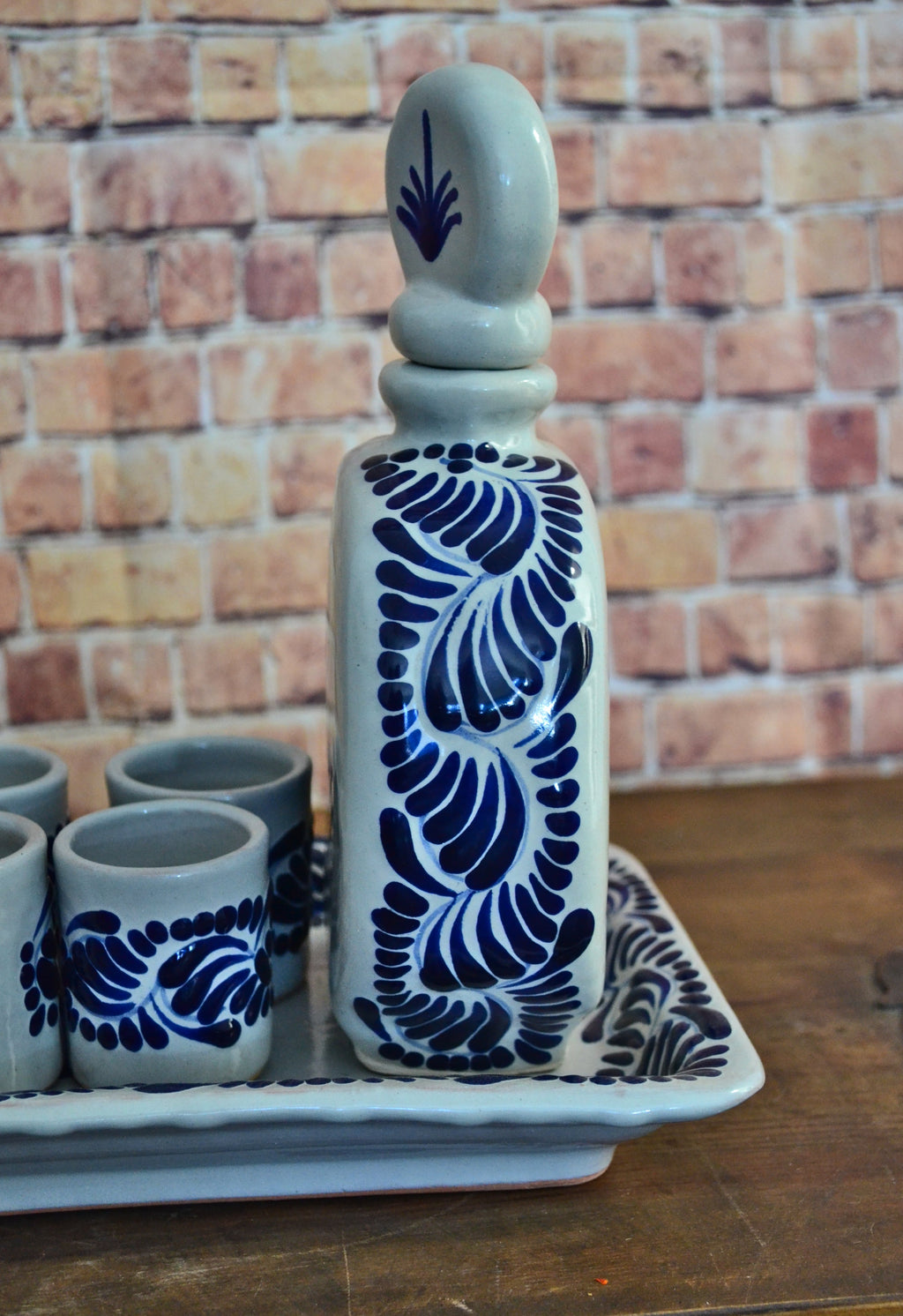 Juego de Tequila de Talavera Poblana CM417
