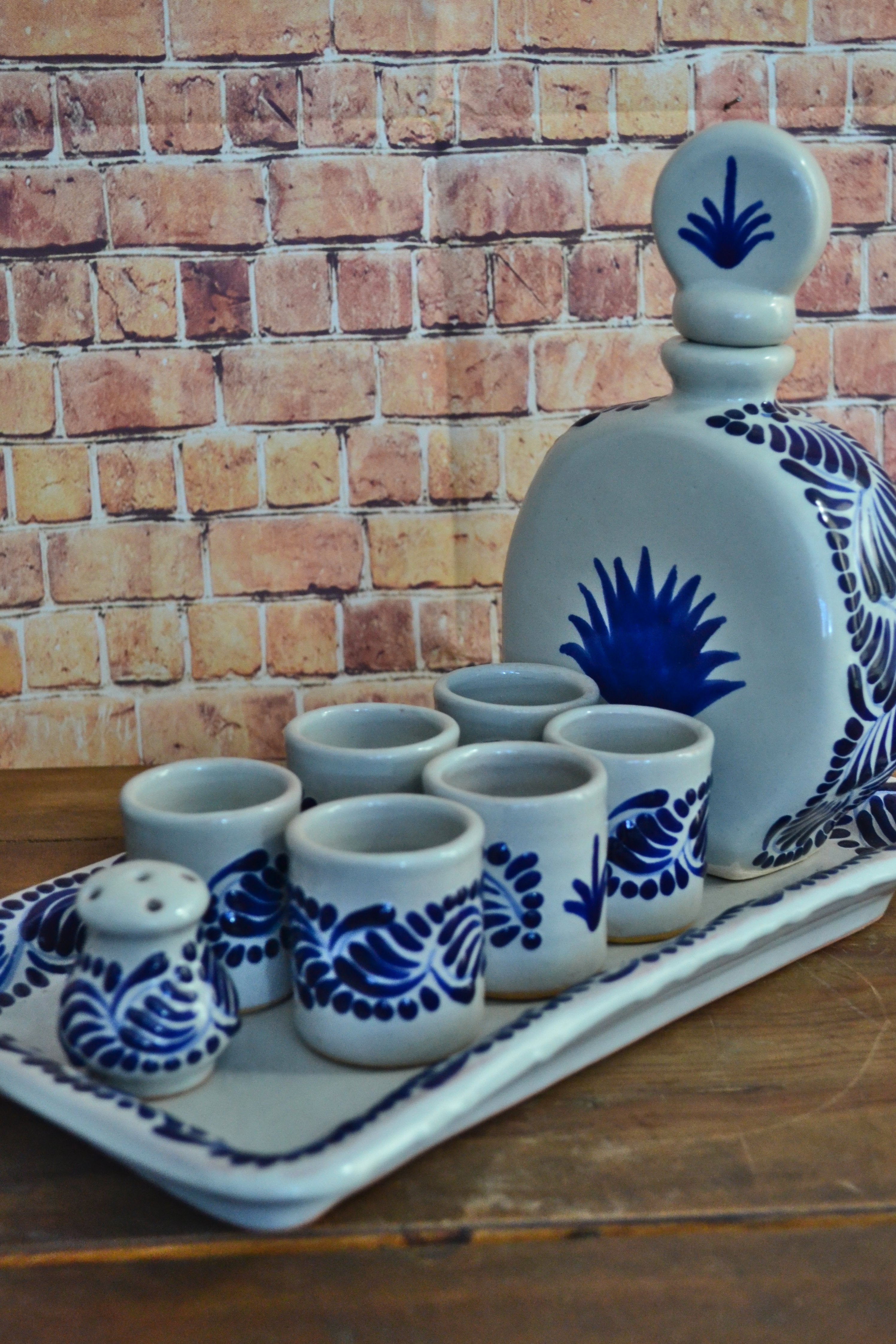 Juego de Tequila de Talavera Poblana CM417