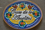 Letrero Personalizable de casa de Talavera Poblana CM423