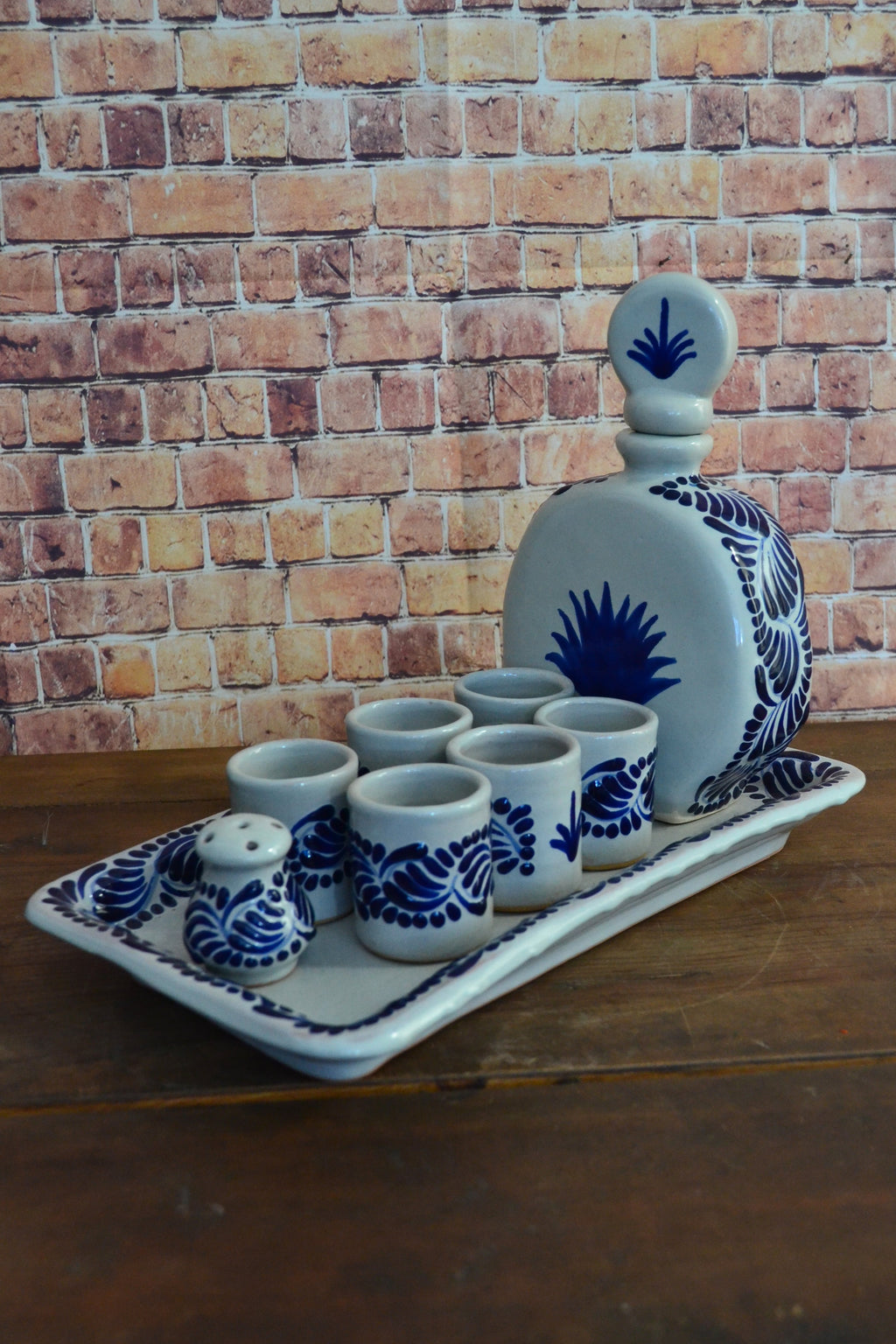 Juego de Tequila de Talavera Poblana CM417