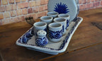 Juego de Tequila de Talavera Poblana CM417