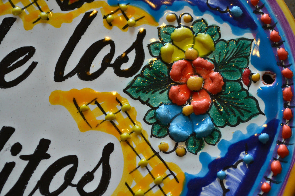 Letrero Personalizable de casa de Talavera Poblana CM423