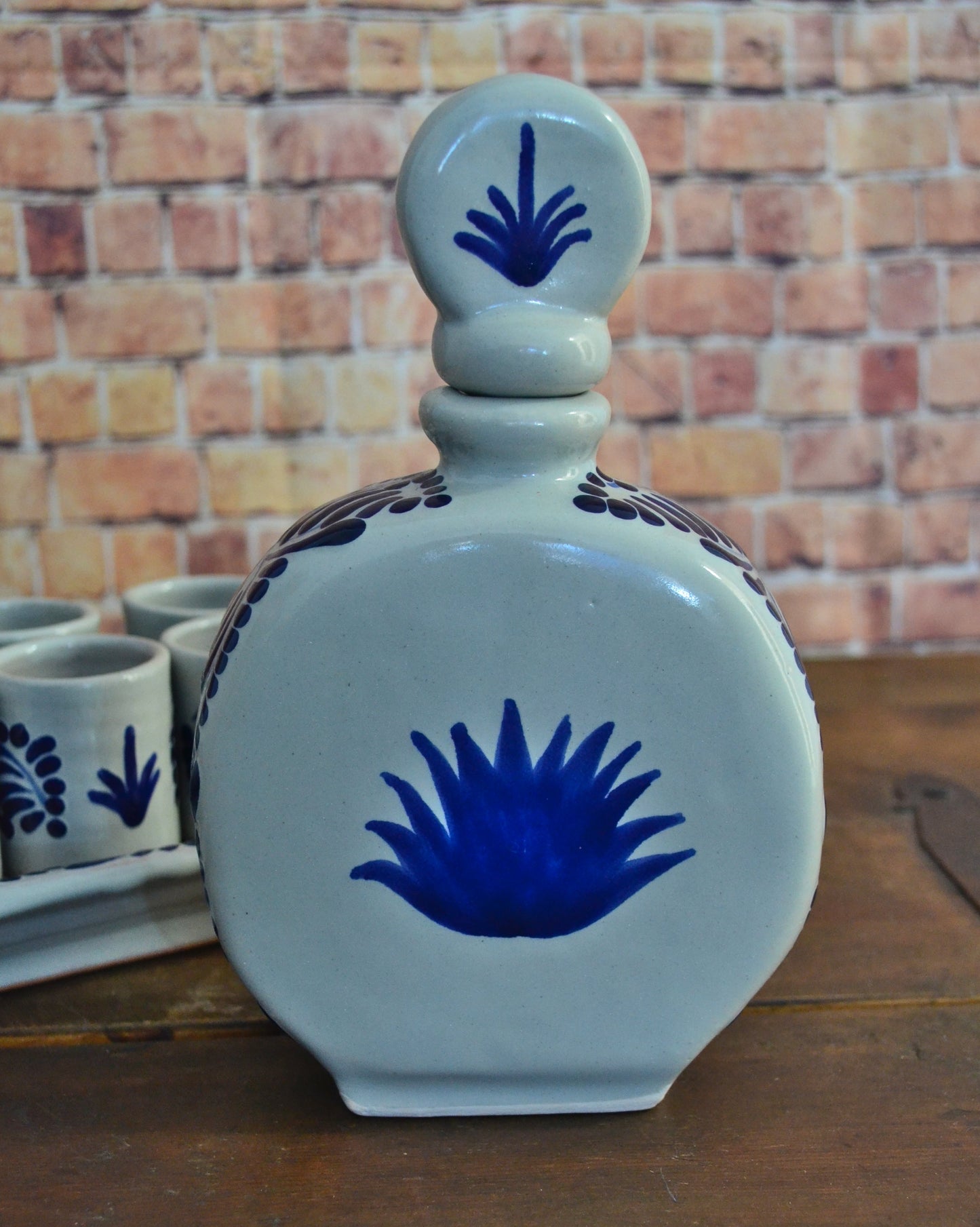 Juego de Tequila de Talavera Poblana CM417