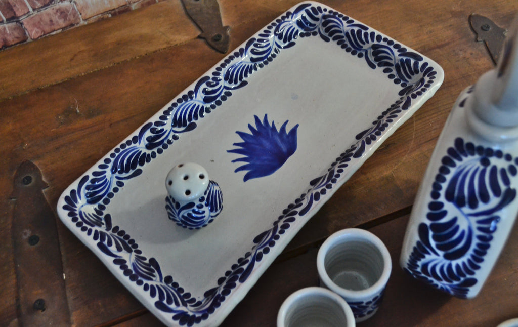 Juego de Tequila de Talavera Poblana CM417