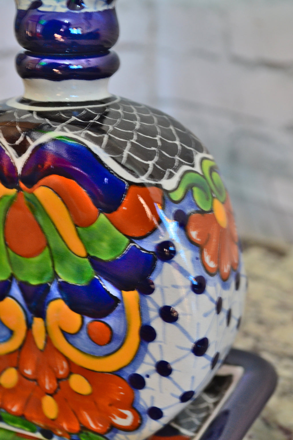 Juego de Licorera de Talavera Poblana CM422