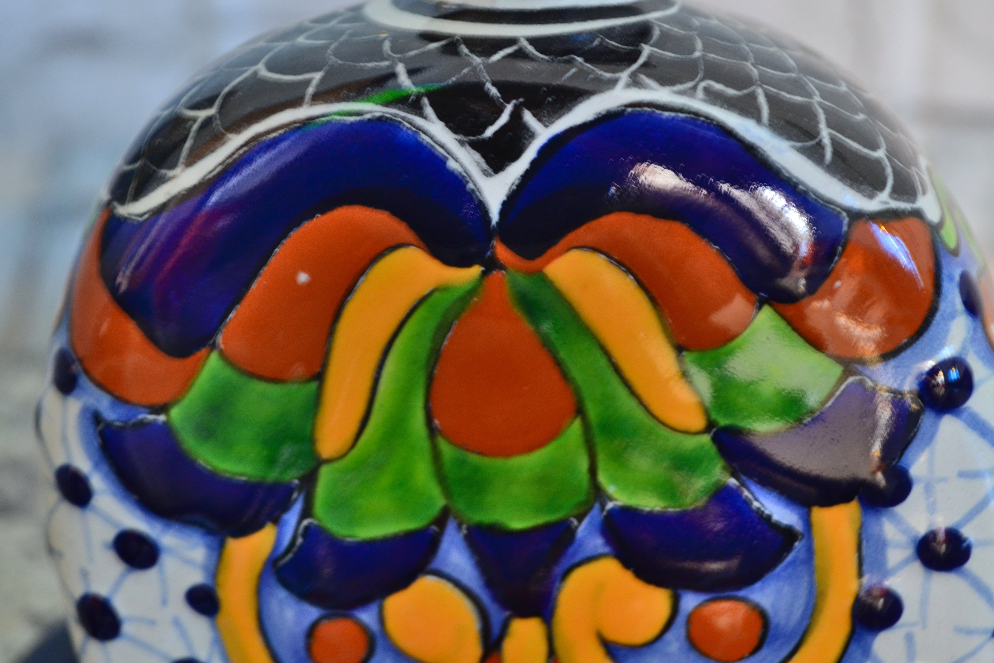 Juego de Licorera de Talavera Poblana CM422