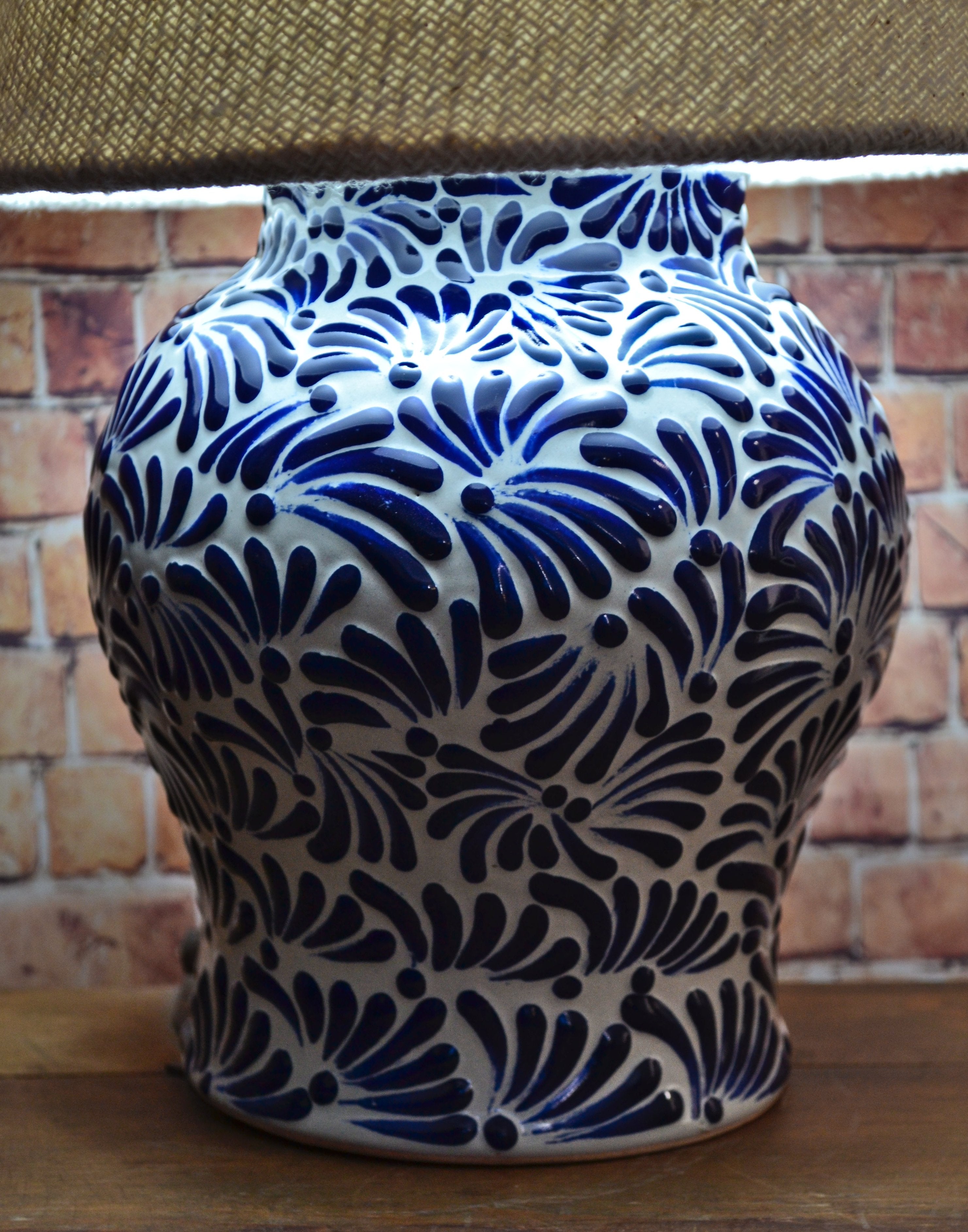 Lámpara de Talavera Poblana CM425