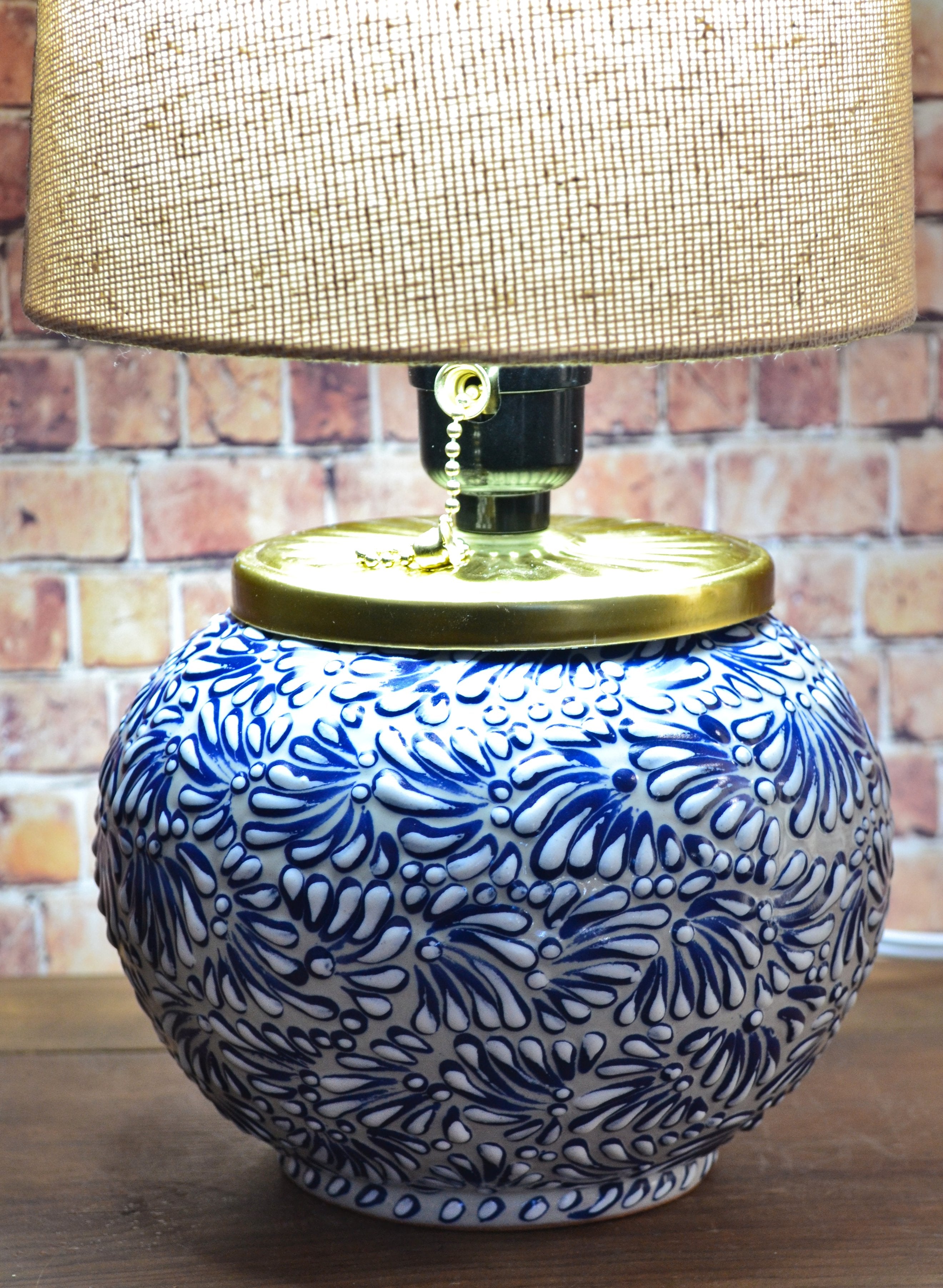 Lámpara de Talavera Poblana CM434