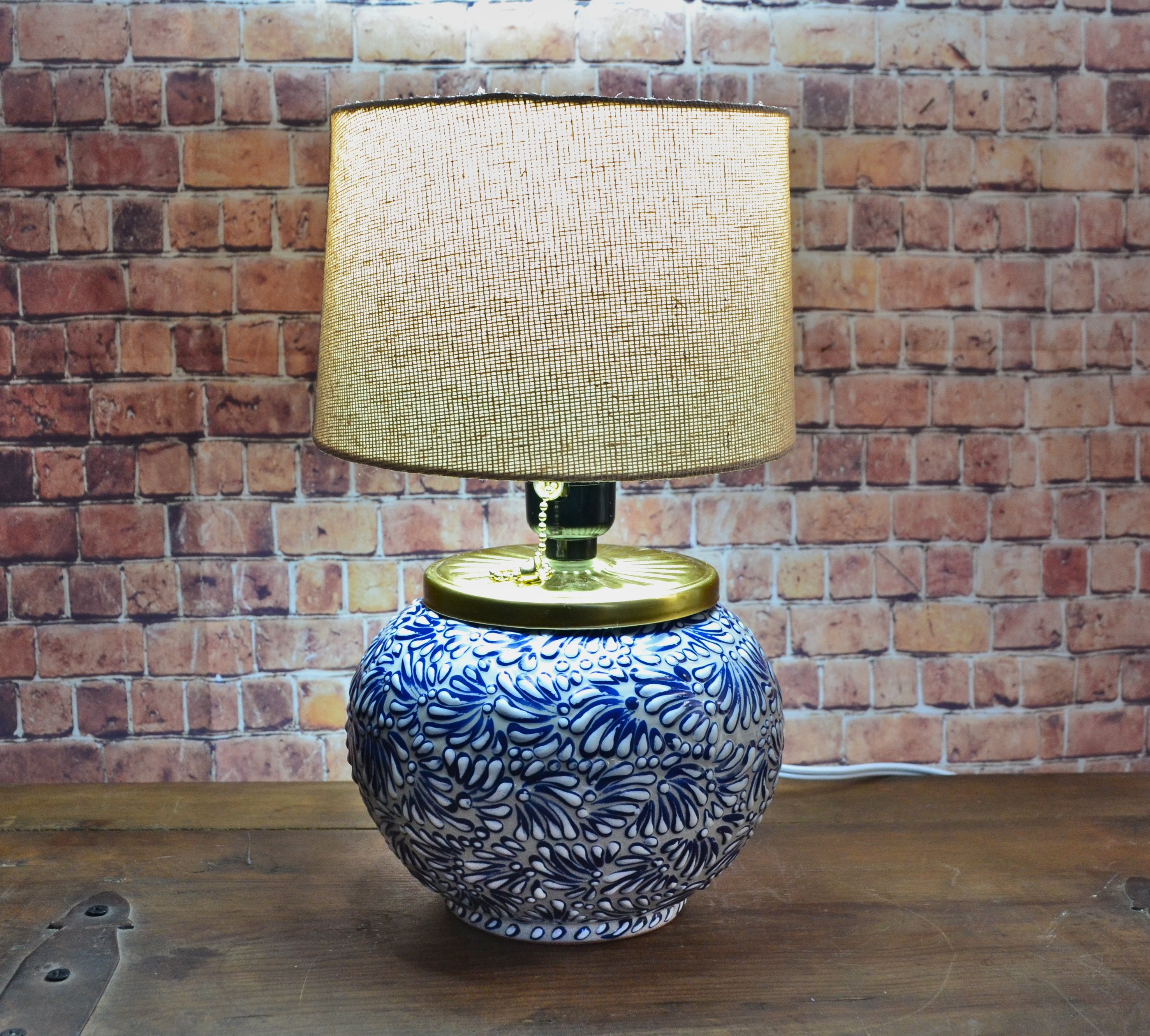 Lámpara de Talavera Poblana CM434