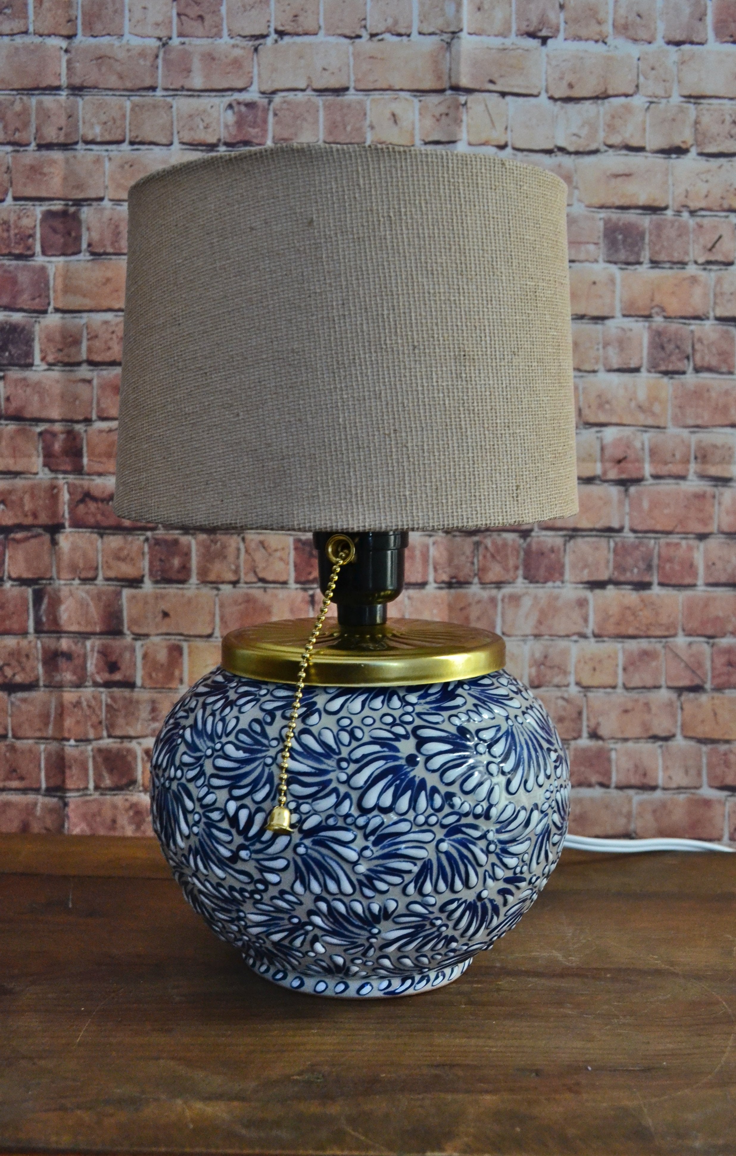 Lámpara de Talavera Poblana CM434