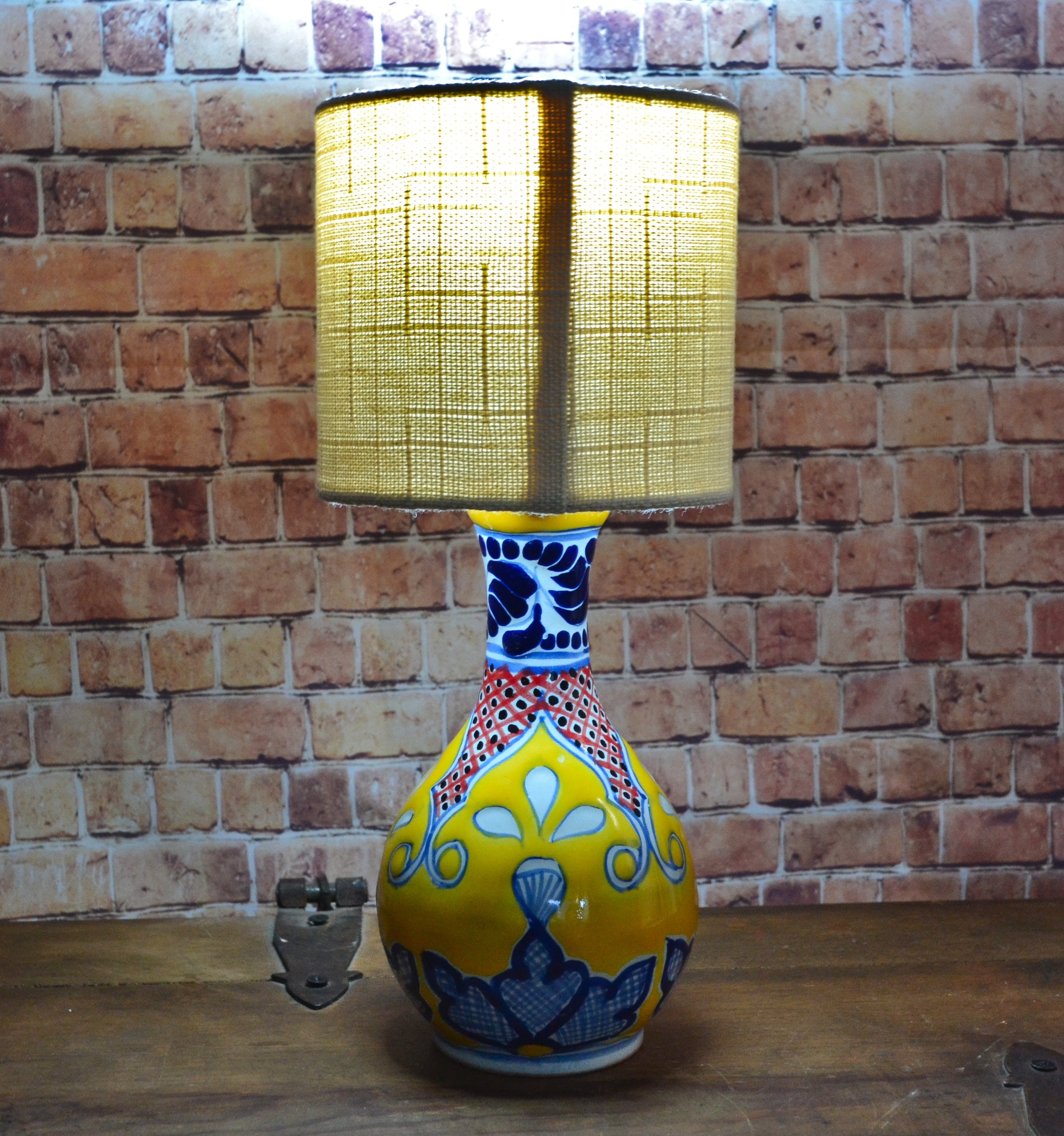 Lámpara de Talavera Poblana CM449