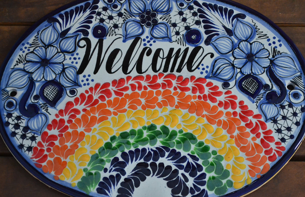 Letrero Personalizable de casa de Talavera Poblana CM455