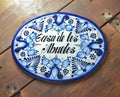 Letrero Personalizable de casa de Talavera Poblana CM458