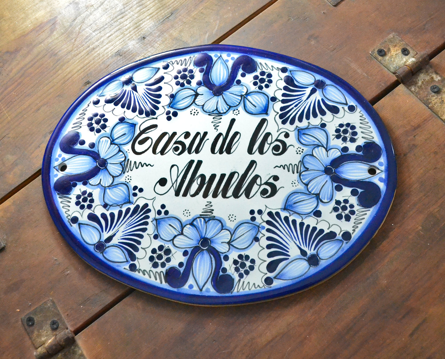 Letrero Personalizable de casa de Talavera Poblana CM458